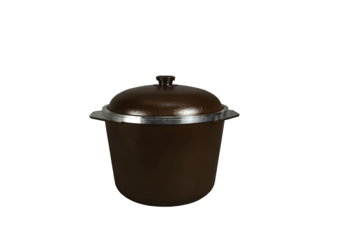 CACEROLA FUNDICION ALUMINIO DOÑA TINA (203) MARRON C/ASA 33x23 cm.