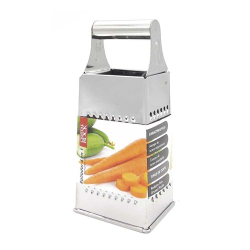 RALLADOR AC.INOX CRYSTAL ROCK (15145) CUADRADO 19.5cm.