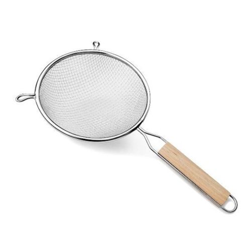 COLADOR AC. INOX. CRYSTAL ROCK (13363) 16 cm. C/MANGO MADERA