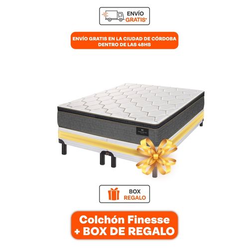 COLCHON RESORTE 180x200x25.5 KING KOIL (49890) FINESSE PT