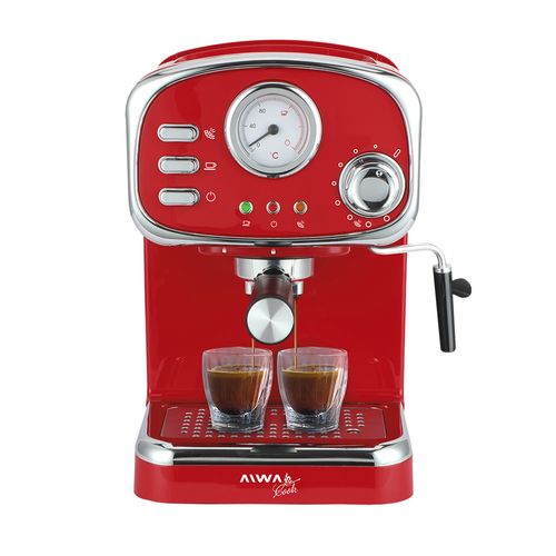 CAFETERA EXPRESS AIWA (AWK-CE200R) VINTAGE ROJO