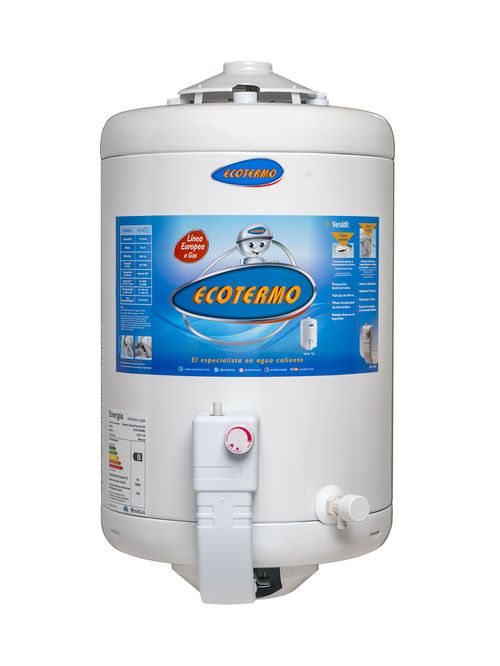 TERMOTANQUE/GAS 51 ECOTERMO (01027) LE51 C/S GN 193 L/H TECO3NS051