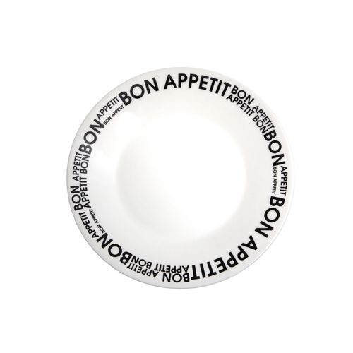 PLATO LOZA POSTRE OXFORD (1124182) BIONA BON APPETIT 18cm.