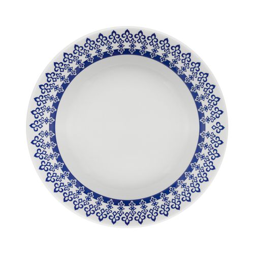 PLATO LOZA HONDO OXFORD (1124152) DONNA GRECIA 21cm.