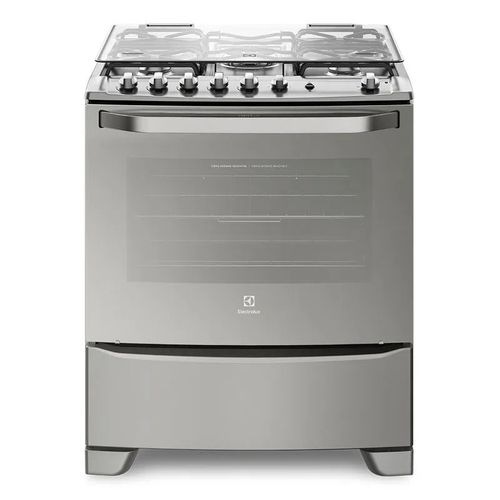 COCINA A GAS 5 HORNALLAS ELECTROLUX (76GSR) INOXIDABLE 76 Cm.