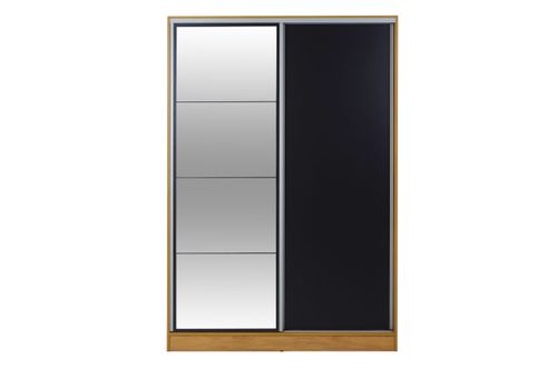 PLACARD RICCHEZZE (3-52-326-96) MURANO PTAS CORREDIZAS 1.40 Mts. C/ESPEJO HICKORY/NEGRO