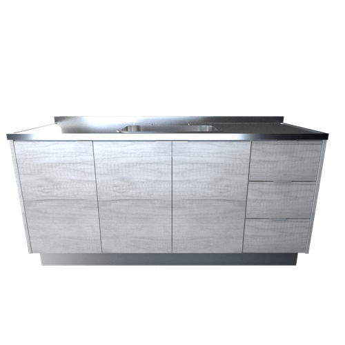 BAJO MESADA TABLE´S (82103-NCE) 1.60 Mts. NEVADO/EVEREST *DISCONTINUADO*