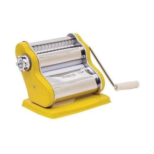 MAQUINA P/PASTA PASTANOVA (FAMILIAR) AMARILLO ROD. CORTE TEFLON