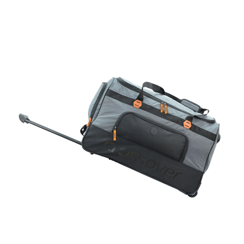 BOLSO CHICO C/CARRO CROSSOVER (67794) CLARK GRIS/NEGRO POLIESTER 22"