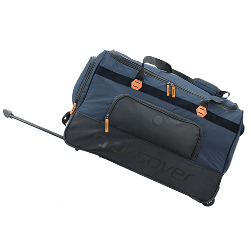 BOLSO GRANDE C/CARRO CROSSOVER (67824) CLARK AZUL/NEGRO POLIESTER 28"
