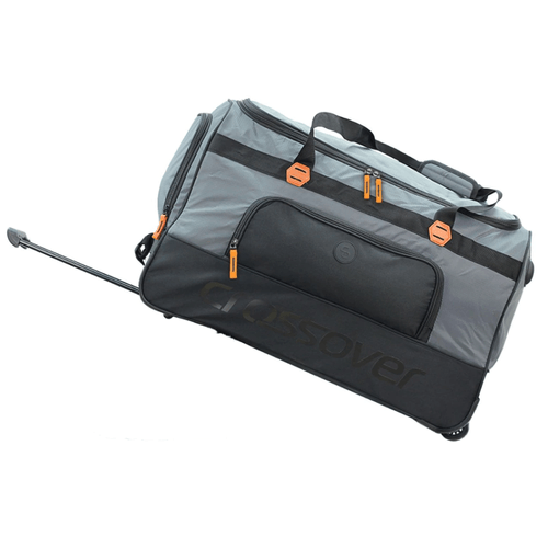 BOLSO GRANDE C/CARRO CROSSOVER (67831) CLARK GRIS/NEGRO POLIESTER 28"