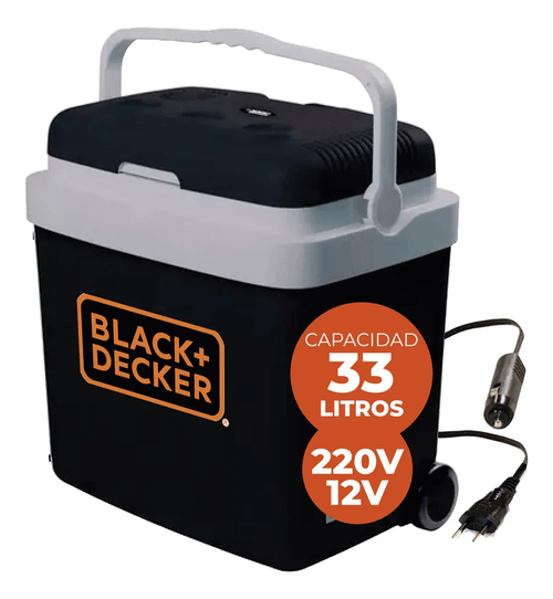 HELADERA PORTATIL BLACK&DECKER (BDC33L-AR) 33 Lts. 12V/220V
