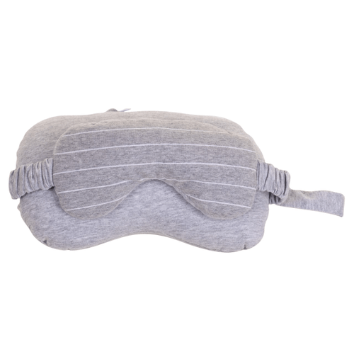 ALMOHADA /VIAJE DUDLEY (55) GRIS C/ANTIFAZ POLIESTER