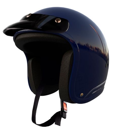 CASCO P/MOTO JET VERTIGO (6494) L V10 FLUID AZUL BRILLANTE