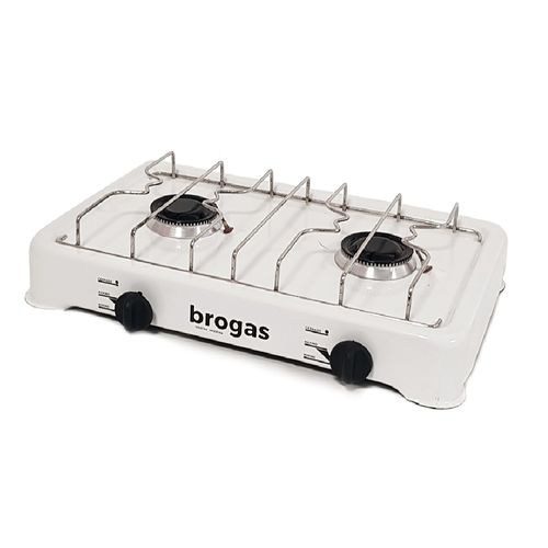 ANAFE A GAS 2 HOR. APOYAR BROGAS (2205) EPOXI BLANCO GN
