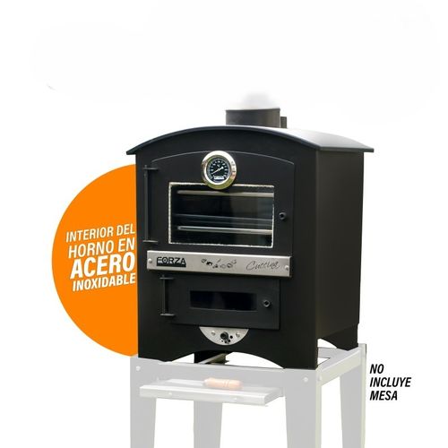 HORNO A LEÑA FORZA GRANDE C/BANDEJA DOBLE COMBUSTION