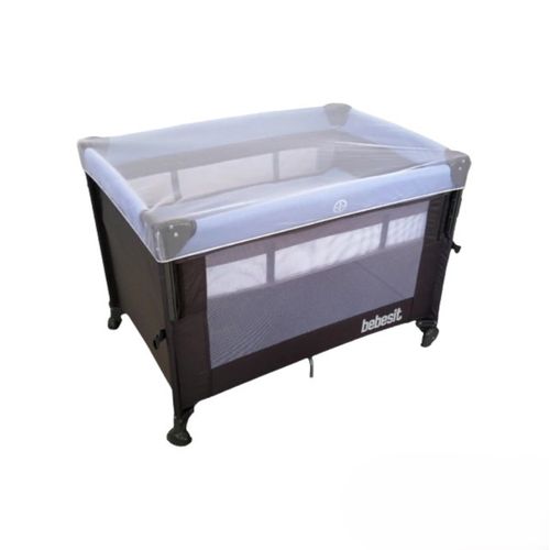 CUNA PLEGABLE BEBESIT (2021-C) COLECHO CELESTE GRIS