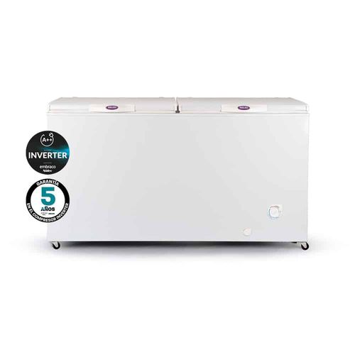 FREEZER HORIZONTAL INELRO (FIH550A++) BLANCO 460 L. R600 INVERTER 2 TAPAS