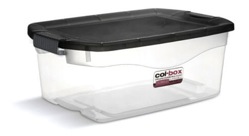 ENVASE PLASTICO MEGA COLOMBRARO (9415) MEGACOL BOX 20 L. 49x33x18.5 cm.