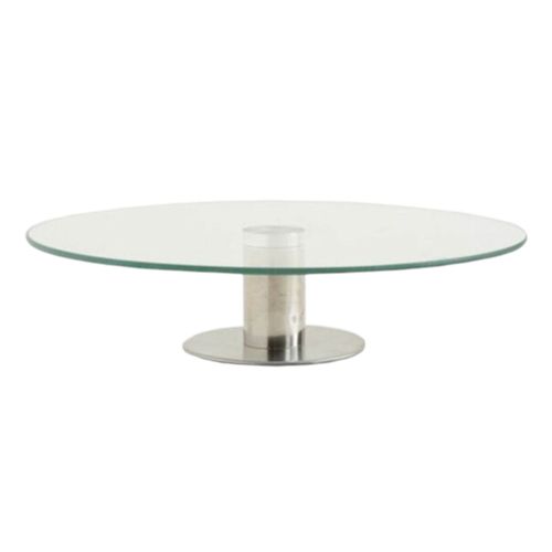BASE P/PANIFICADOS VIDRIO CRYSTAL ROCK (16678) 35 cm. GIRATORIA