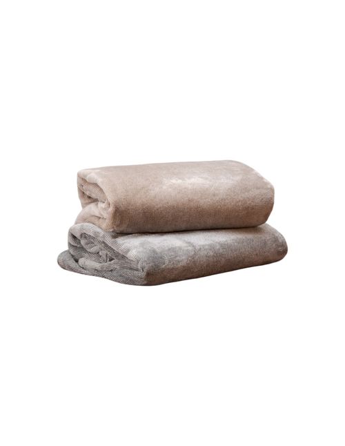 FRAZADA 1-1/2PL. BRESCIA (647-5P) FLANNEL MELANGE