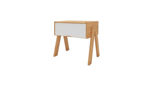 MESA DE NOCHE INMACOL (124-1) MEDITERRANEO MIEL/BLANCO INFANTIL
