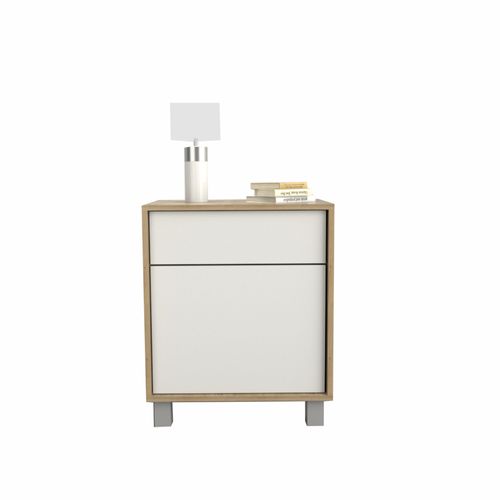 MESA DE NOCHE TABLE´S (6426-COE) 1 CAJON 1 PUERTA OLMO F./EVEREST