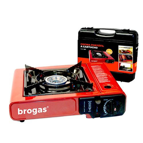 ANAFE A GAS 1 HOR. A CARTUCHO BROGAS (465) C/ENCENDIDO Y ESTUCHE
