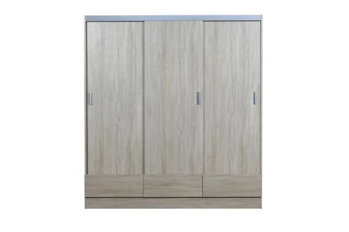 PLACARD RICCHEZZE (34831628) TANA PLUS 3Ptas. CORREDIZAS 3Caj. FRESNO BLANCO