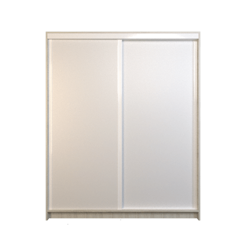 PLACARD TABLE´S (6089-NCG) 1.50 Mts. 2 CAJ. 2 PTAS. CORREDIZAS NEVADO/GRIS C.