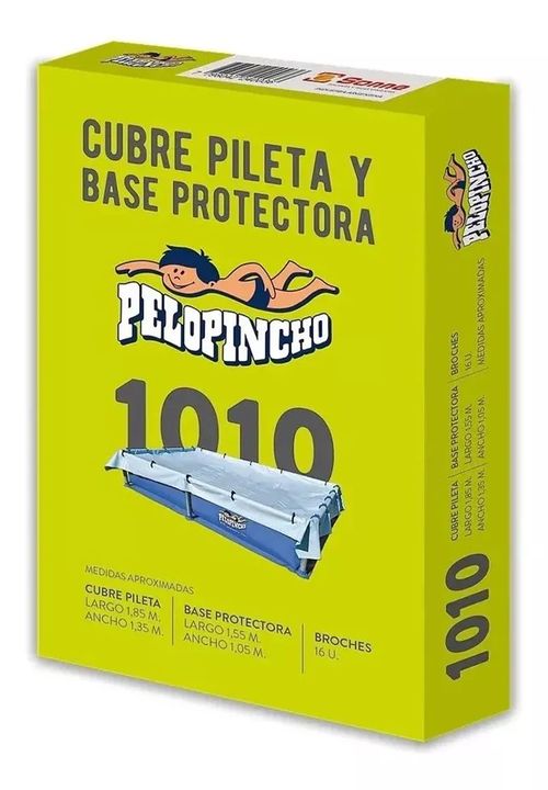 CUBRE PILETA PELOPINCHO (CB010) 155x107 cm. P/1010 C/BASE PROTECTORA