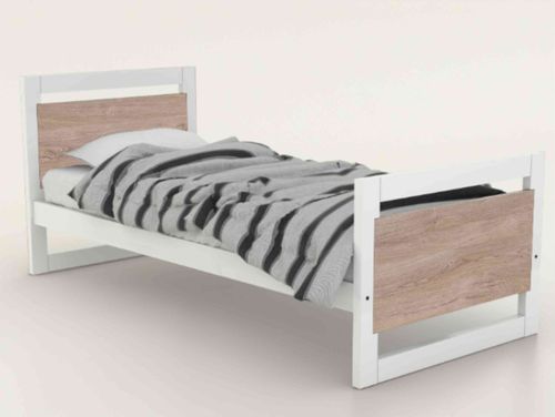 CAMA 1PL. PERGAMINO ORIGEN TEEN BLANCO/GAUDI