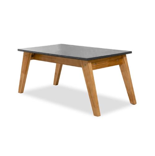 MESA CENTRO DEFRANCE (OT000035) ESCANDINAVA PATAS MIEL TAPA GRIS