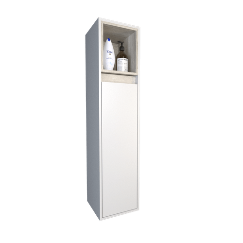 MUEBLE ARMARIO P/BAÑO TABLE´S (3083-NCB) COLUMNA NEVADO/BLANCO