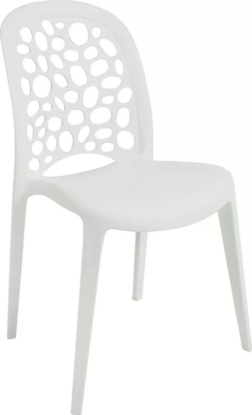 SILLA POLIPROPILENO UNICAN x 1 CAPRI BLANCA