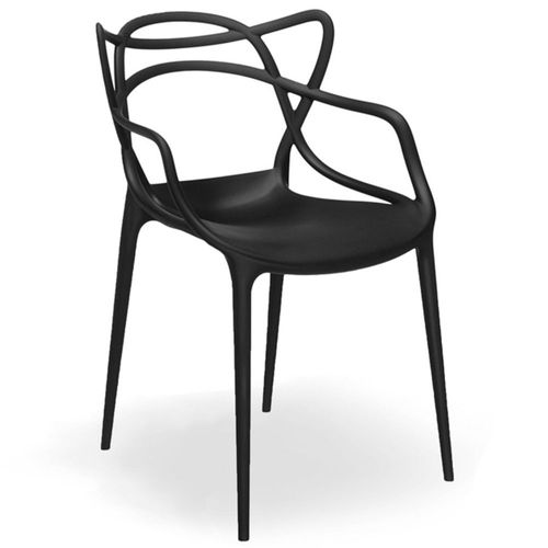 SILLA POLIPROPILENO UNICAN x 1 MASTER NEGRA
