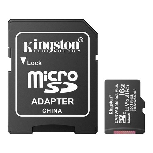 TARJETA DE MEMORIA KINGSTON (SDCS2/16GB) MICRO SD 16GB CLASE 10