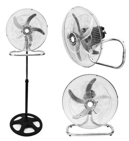 VENTILADOR DE PIE 18 WINCO (W118) 5 ASPAS METALICAS 110 W. 3 EN 1