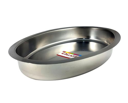 LEGUMBRERA AC. INOX. CAROL (5966/5) OVAL GASTRONOMICA 33 cm.