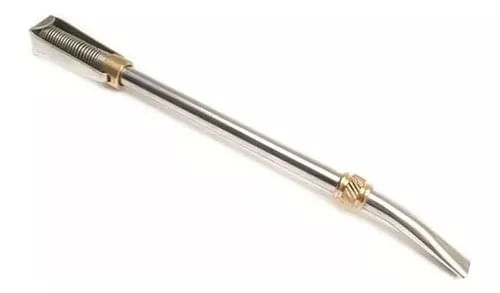BOMBILLA CURVA PERILLA GOTA LOEKEMEYER (654D) AC. INOX. AUTOLIMP.