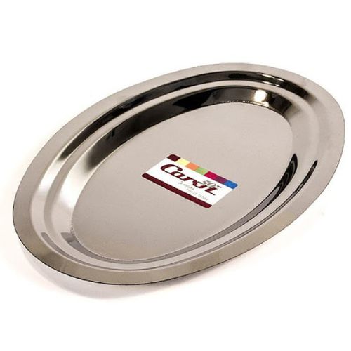 FUENTE AC. INOX. CAROL (5975/4) 33x22.5 cm. OVAL DOBLE BAJADA GASTRONOMICA