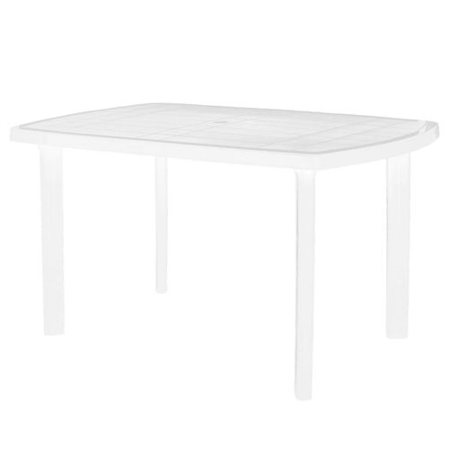 MESA PLASTICA GARDEN LIFE (F423500) MALDIVA BLANCA 1.34x0.84 Mts.