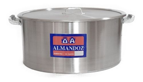 CACEROLA ALUMINIO GASTRONOMICA ALMANDOZ (1491) Nº38 21.5 Lts.