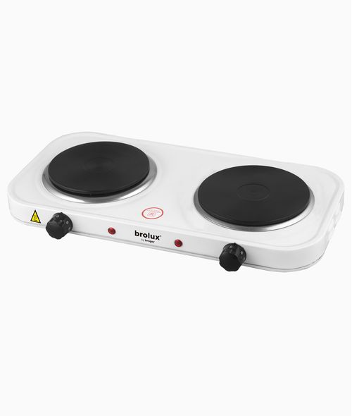 ANAFE ELECTRICO 2 HOR. APOYAR BROLUX (AN-02-PBL) BLANCO